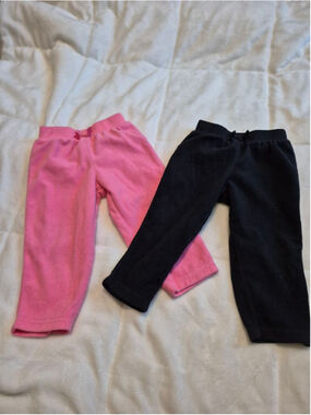 Baby Simple Joys by Carter's Sweatpants & Joggers 12 Months Pink Black